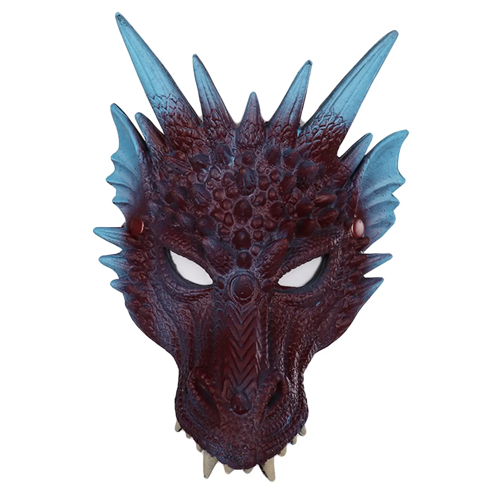 Horror Evil Dragon Monster Full Head Cover para Homens Mulheres Cosplay Prop Party Slayer Masquerade Halloween Festival Máscara Fantasia