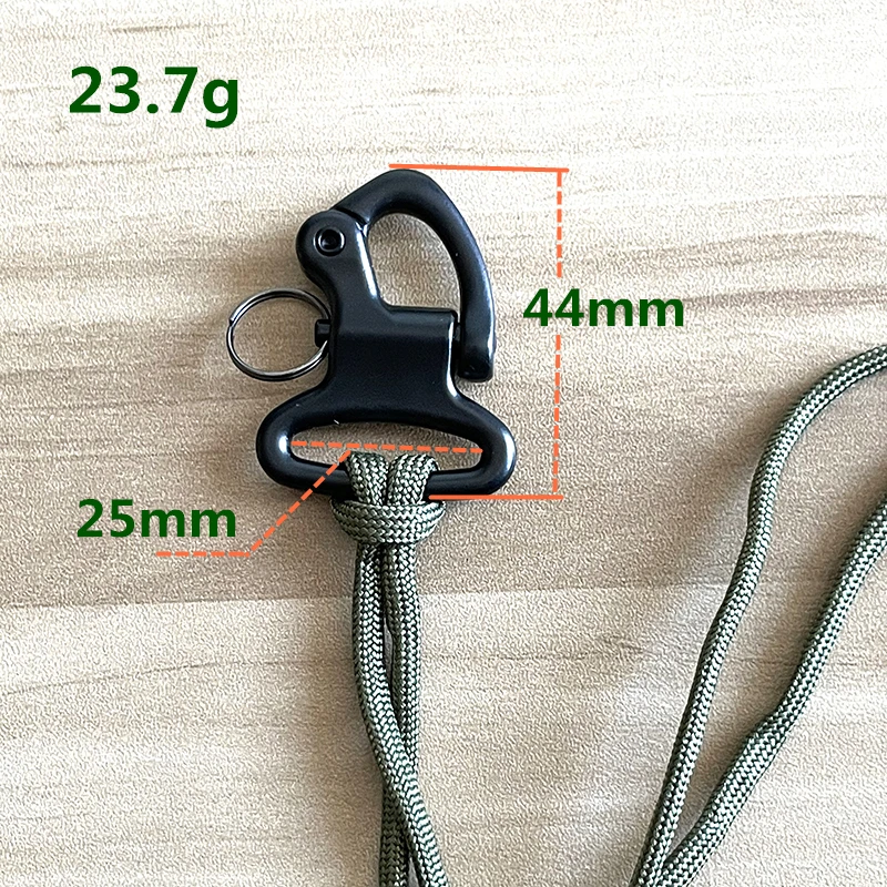 3Pcs HK Type Sling Snap Hook Clips Rifle Strap Gun Attachment Carabiner Buckle