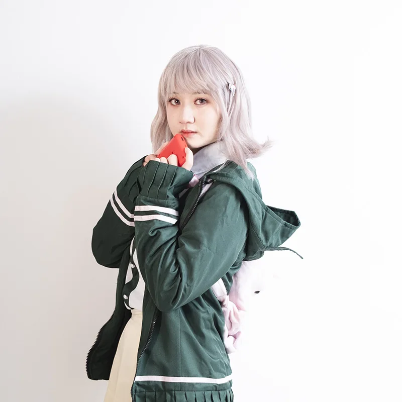 Pinza de pelo de Anime Danganronpa Chiaki Nanami, horquilla de avión Super Dangan Ronpa, accesorios de Cosplay