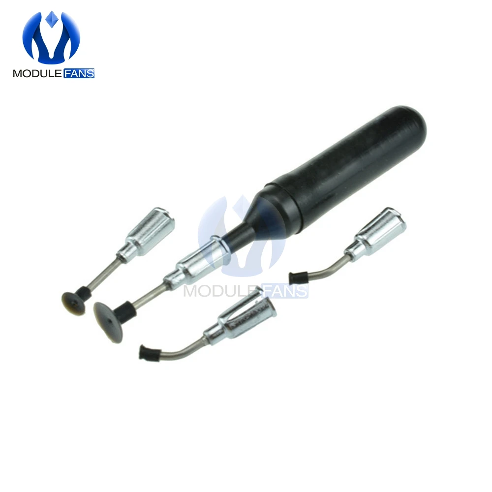 SMD IC Vakuum Saugen Pen Picker Pick-Hand Werkzeug 4 Saug Sockel für MT-668 top – Detail 5