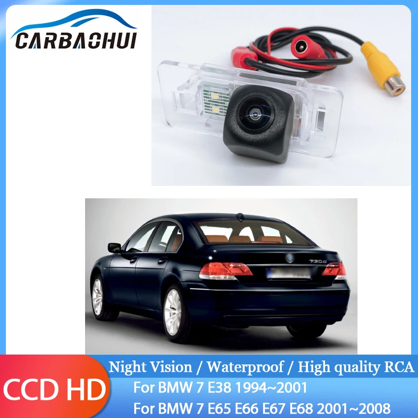 

Car Parking Rear View Camera CCD Full HD Night Vision Waterproof Backup Reverse Camera For BMW 7 E65 E66 E67 E68 E38