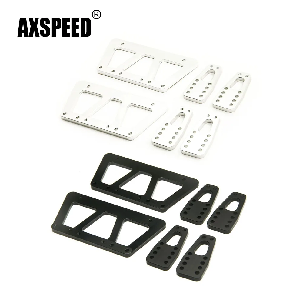 AXSPEED Metal Alloy Chassis Lift Plate Set Kit for Axial SCX10 1/10 RC Crawler Model Car Truck Model Upgrade Parts