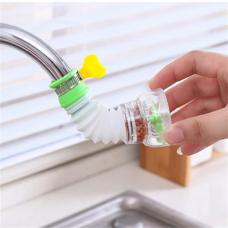 Kitchen Bathroom Faucet Tap Water Purifier for Household Activated Carbon Filtration Mini Faucet Purifier Accessories JS25