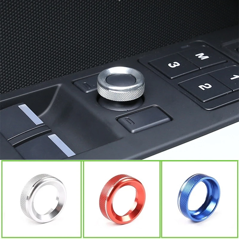 

Alloy Car Rearview Mirror Adjustment Knob Trim Cover Rotary Control Switch Decoration Rings For Land Rover Defender 110 130 2020