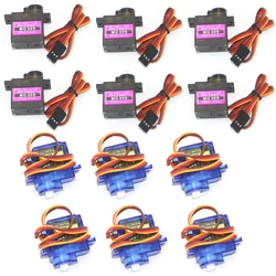 10pcs MG90S Metal Gear Digital 9g Servo SG90 For Rc Helicopter Plane Boat Car MG90 9G Trex 450 RC Robot Helicopter