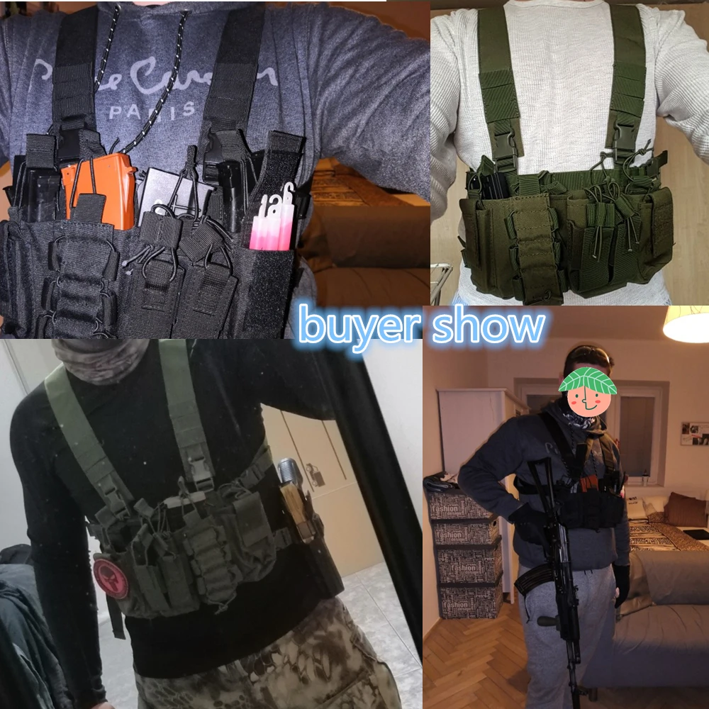 Military Equipment Tactical Vest Airsoft Paintball Plate Carrier Strike Chest Rig Pack Pouch Light Weight Heavy Duty Vest