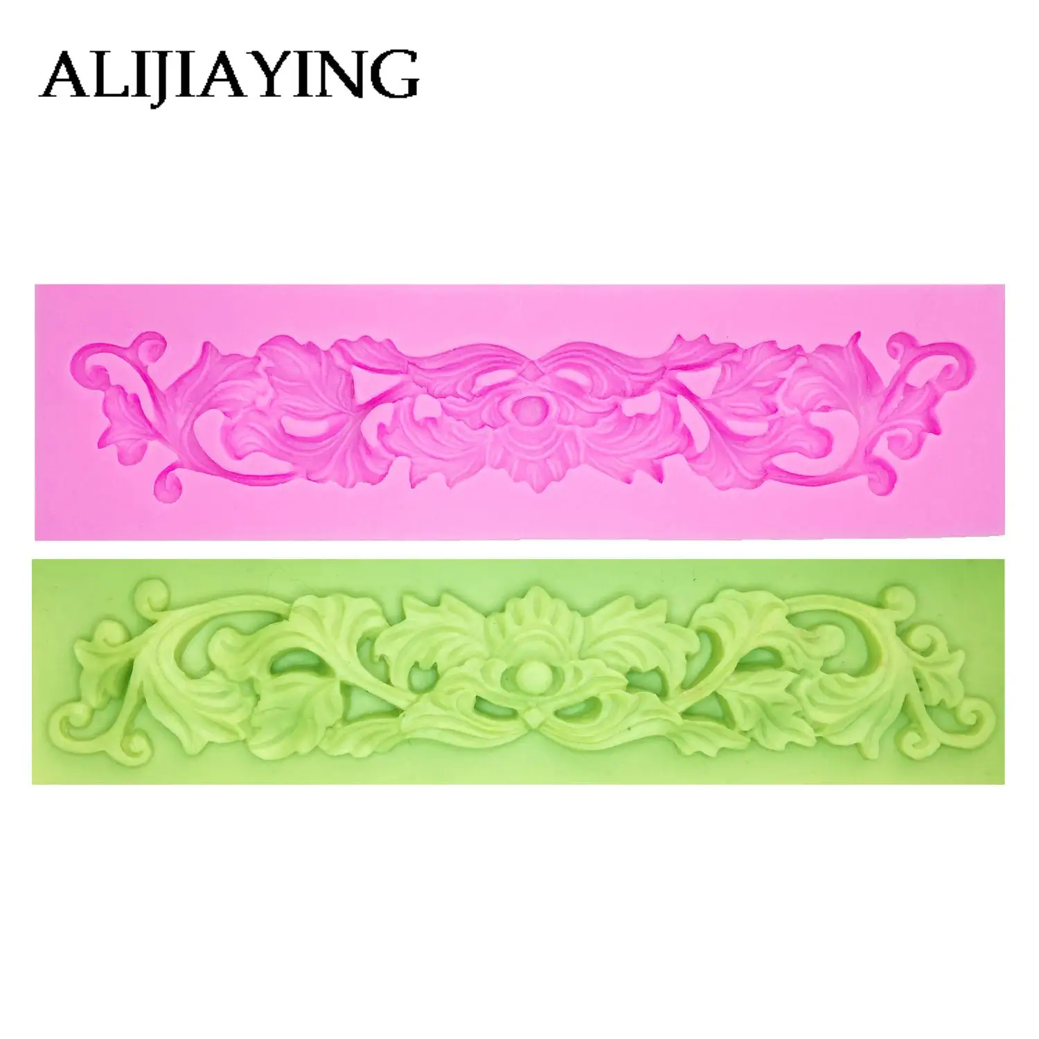 M0403 Leaf Flower Vine Lace Silicone Mold Fondant Cake Decorating Tools Kitchen Baking Molds Candy Chocolate Gumpaste Moulds