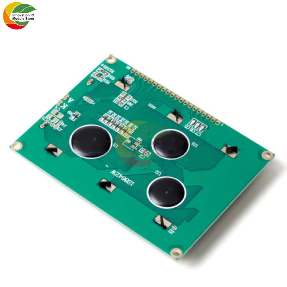 Ziqqucu 128X64 Chấm Bi Đồ Họa 12864 Màn Hình LCD Module Hiển Thị Đèn Nền ST7920 IIC I2C SPI Cho Arduino Raspberry Pi STM32 3D Máy In