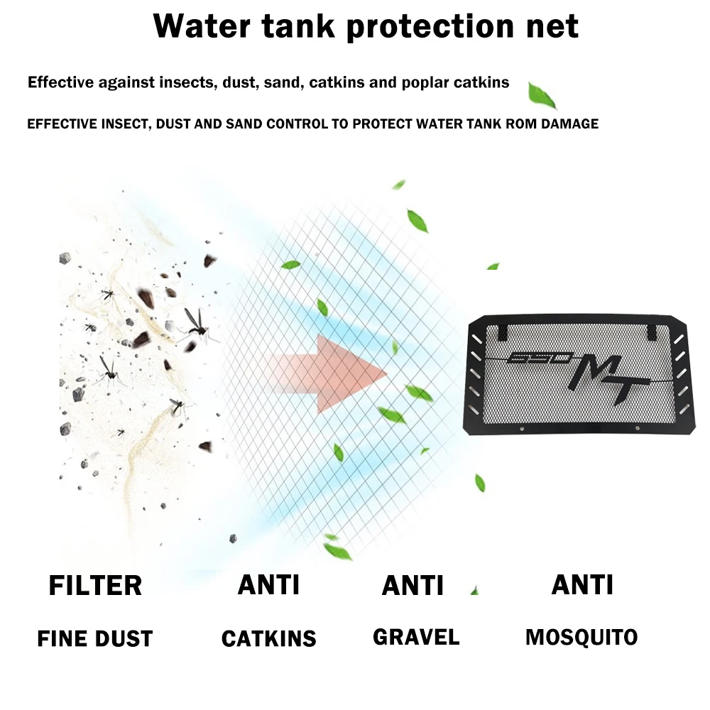 For CFMOTO 650MT MT650 CF MT 650 MT 2019 Accessories Radiator Grille Guard Stainless Steel Motorcycle Protector Cover Motorbike