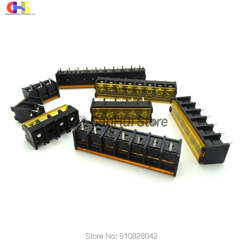 2/5pcs HB9500-2P 3P 4P 5P 6P 7P 8P 9P 10Pin PCB Screw Terminal Block Connector HB-9500 300V 30A Lid Barrier Terminal 9.5MM Pitch