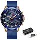 2020 LIGE Fashion Mens Watches Stainless Steel Top Brand Luxury Sport Chronograph Quartz Watch Men Black Watch Relogio Masculino