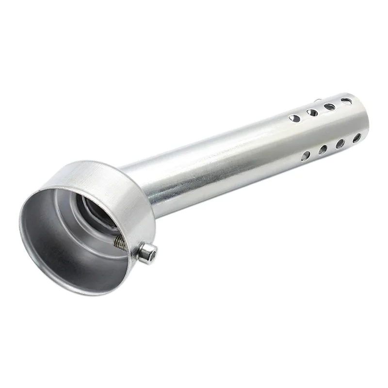 For Nuoxintr Motorcycle Exhaust Muffler Adjustable DB Killer Silencer Noise Sound Eliminator Universal Chrome 48mm