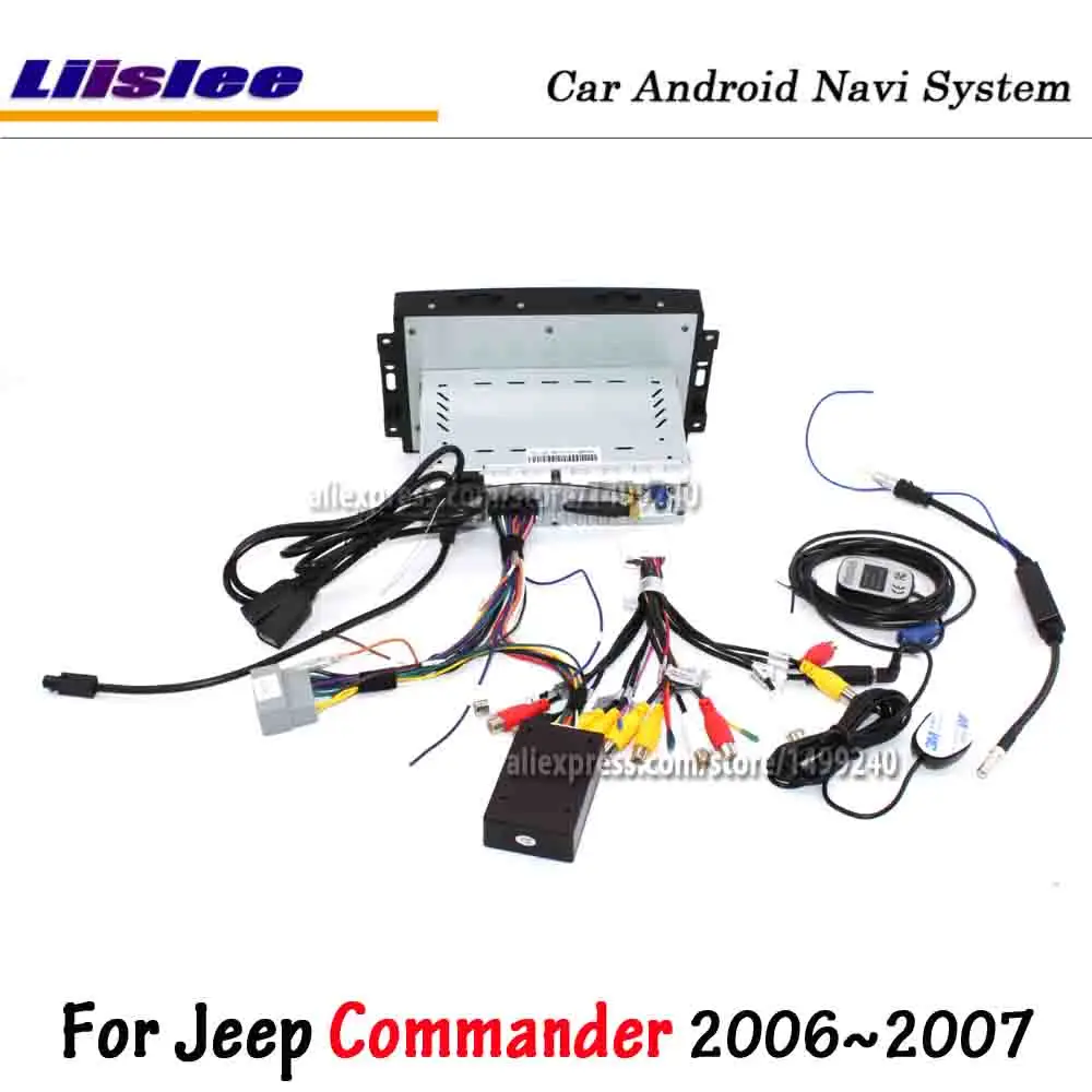 Android For Jeep Commander 2006-2007 Car Stereo Radio Carplay Screen Video GPS Navigation Multimedia Player