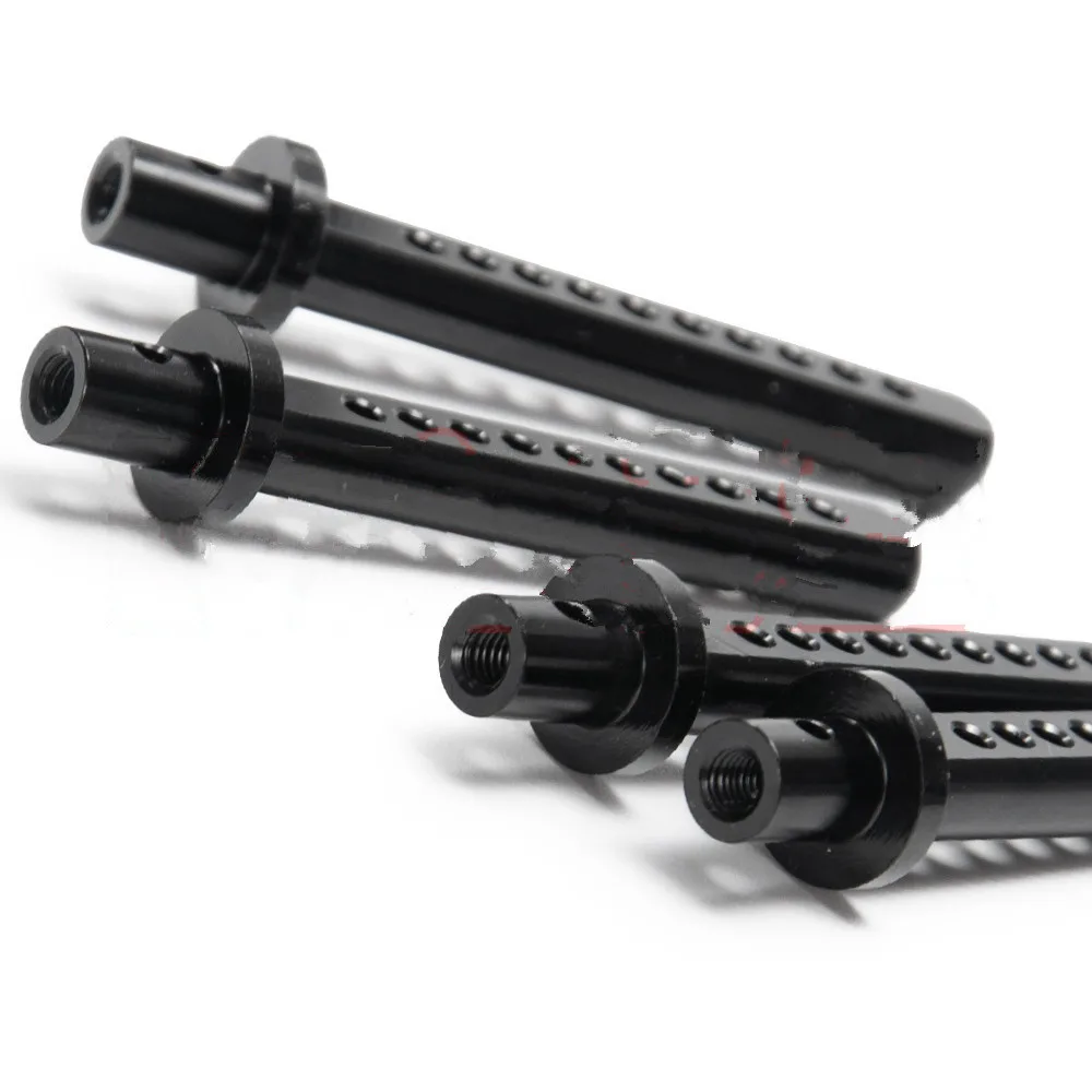 4 قطعة أسود/فضي معدن الجسم شل حامل آخر استبدال قطع الغيار ل 1/10 RC سيارة محوري SCX10 90046 90047 90059 90060