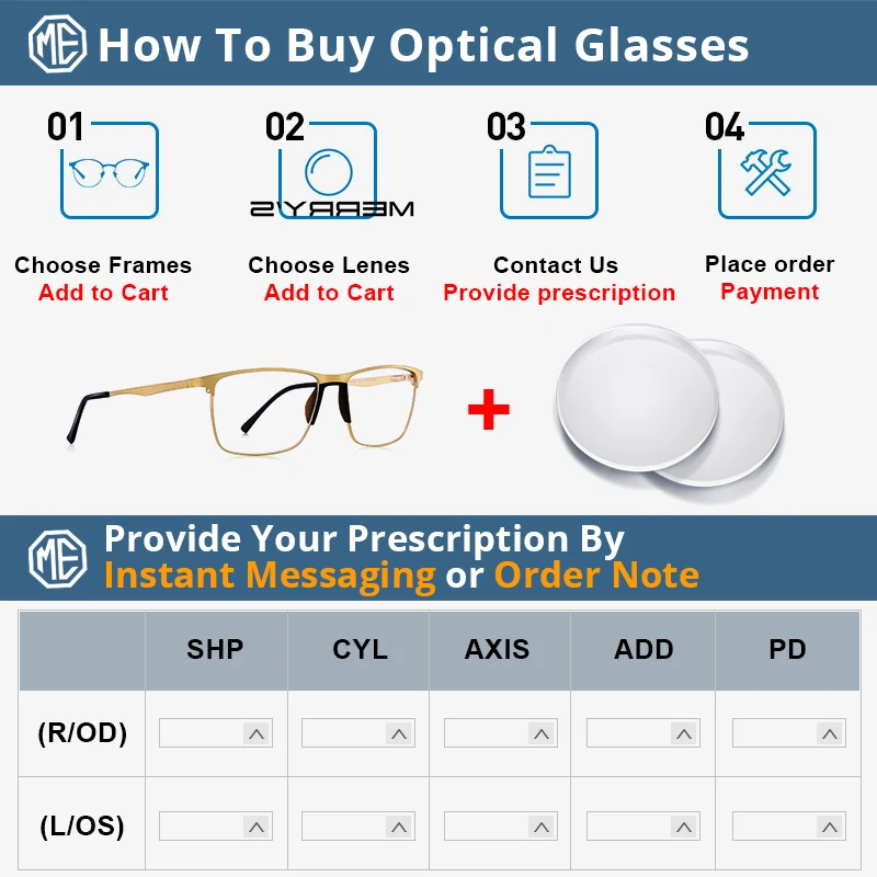 MERRYS DESIGN Men Titanium Glasses Frame Male Ultralight Square Eye Myopia Prescription Eyeglasses TR90 Nose Pads S2003