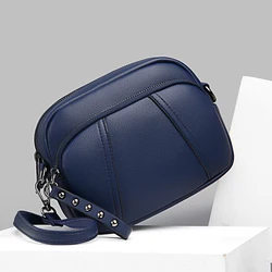 High Quality Leather Handbag Purse Women Bag Trend Luxury Designer Shoulder Crossbody Sac Ladies Branded Messenger Small Tote