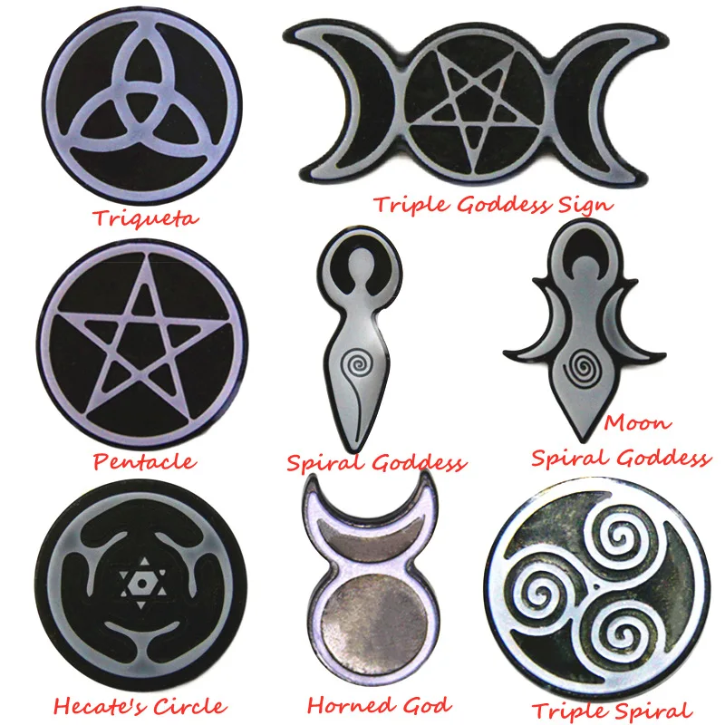 DIY Goddess Totem Pendant Silicone Mold Sun Moon God Five Stars Crystal Epoxy Resin Mold