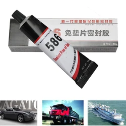 High Temperature Sealant Car Motorcycle Repairing Glue Black Silicone Free-Gasket Waterproof To Oil Resist  55g