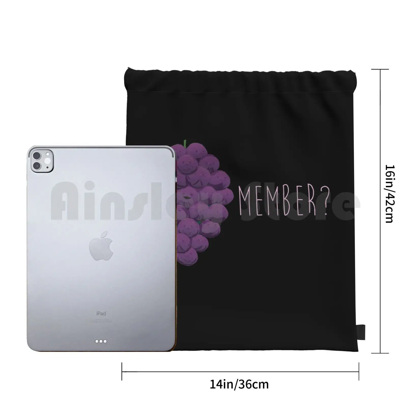 Member Berries : Fanart Print Backpack Drawstring Bags Gym Bag Waterproof Member Berries Member Berries Fanart Fan