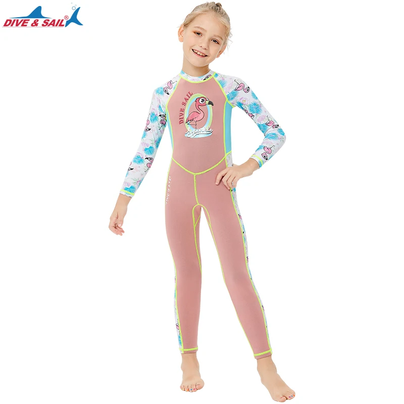 Wetsuit Kids 2mm Neoprene +0.5mm Lycra UPF50+ Warm Full Long Sleeve Thermal Swimsuit Youth Boy's /Girl's One Piece Rashguards