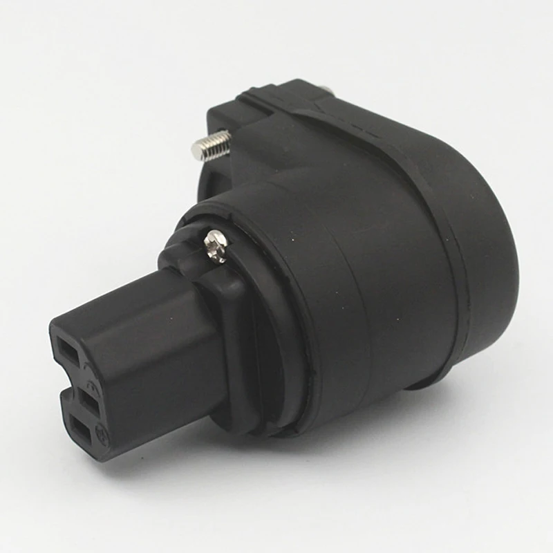 Hi-End 90องศาทองSchuko/US/AUปลั๊กIEC Connector Diy Hifiเครื่องขยายเสียงลำโพงสายไฟAcสายปลั๊ก