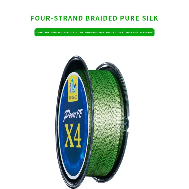 4/8 Strands Braided Speckled สายปลาปลาคาร์พเอ็นตกปลาด้าย Super Strong Sea Pole Pole Rock ตกปลา Luya สาย PE