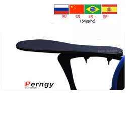 DL-K20 XL Size Chair Arm Rest Mouse Pad Chair Arm Clamping Wrist Support 480*230mm Elbow Rest With Non-slip Mouse Mat