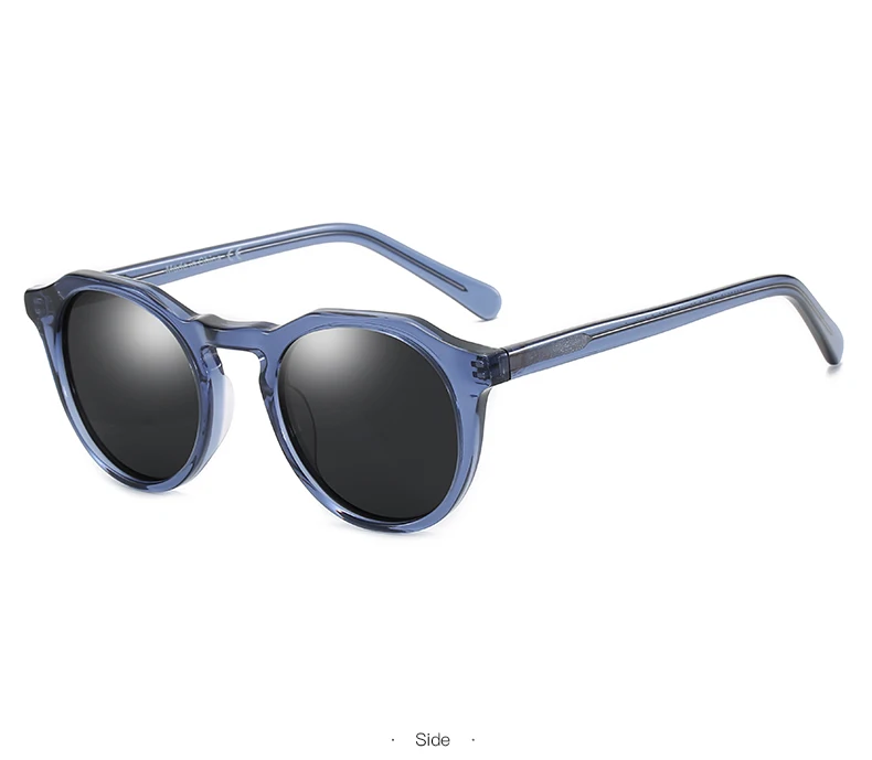 ZENOTTIC Mode Acetat Runde Polarisierte Sonnenbrille Vintage Schatten UV400 Neue Männer/Frauen Retro Damen Sonnenbrille 600001 S – Detail 22