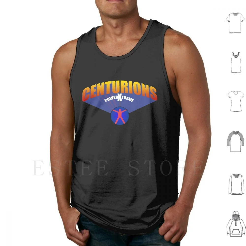Centurions Power Xtreme Tank Tops Vest Cotton 80s Toys Retro Centurions Power Extreme Power Xtreme Eighties Visionaries Gobots