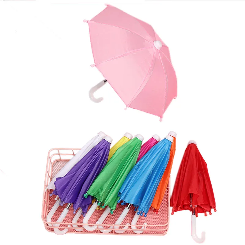 Lalka parasol 1/3 1/4 BJD Mini parasol słoneczny sprzęt przeciwdeszczowy dla 18 Cal dziewczyna z ameryki i 43 Cm noworodki lalki Zaps generacji zabawki