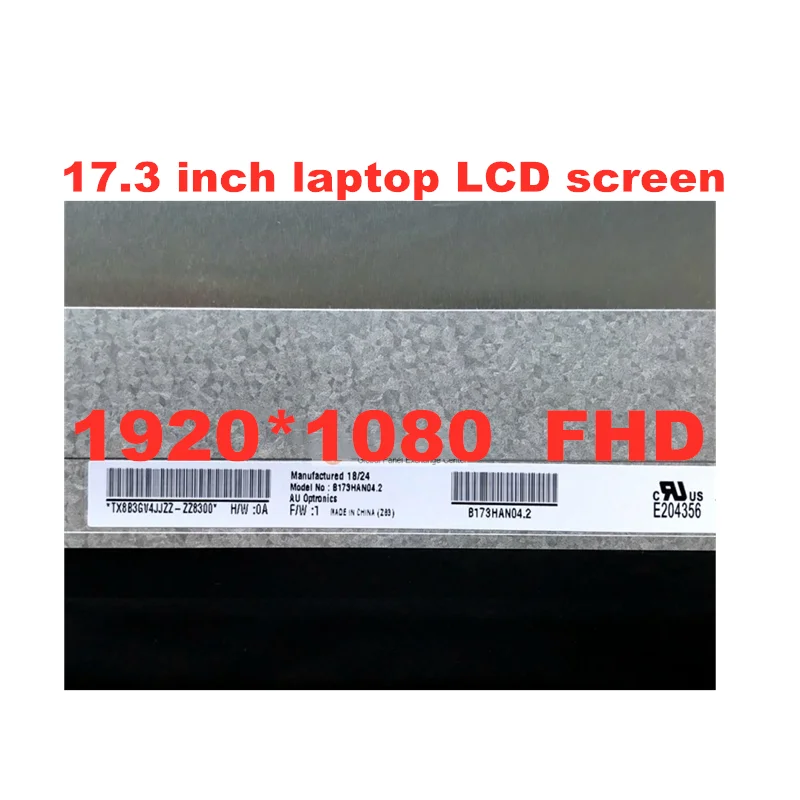 17.3 'FHD محمول lcd شاشة B173HAN04.2 صالح NV173FHM-N49 دون المسمار ثقوب 30pin موصل 1920X1080 IPS 72%