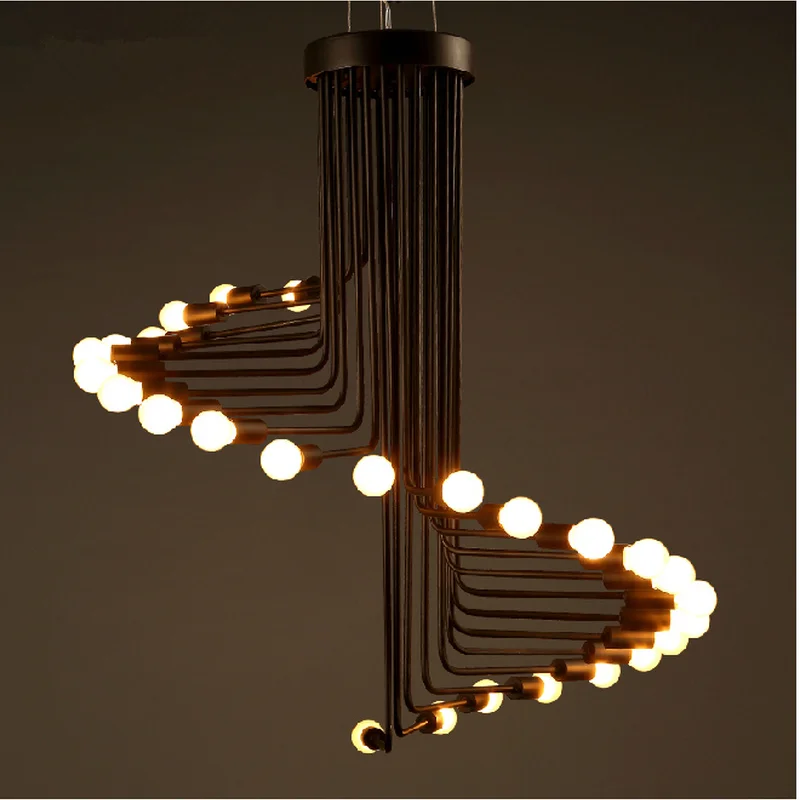 

Loft Retro Creative E27 Edison Light Bulb Decorative Pendant Lamp For Bedroom Restaurant Bar Coffee Living Dinning Room Parlor