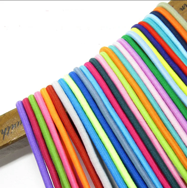 5 meters Colorful elastic thread headband, , 25colors, 2.5mm Width Round, Jewelry, bracelet, outdoor rope, E2 