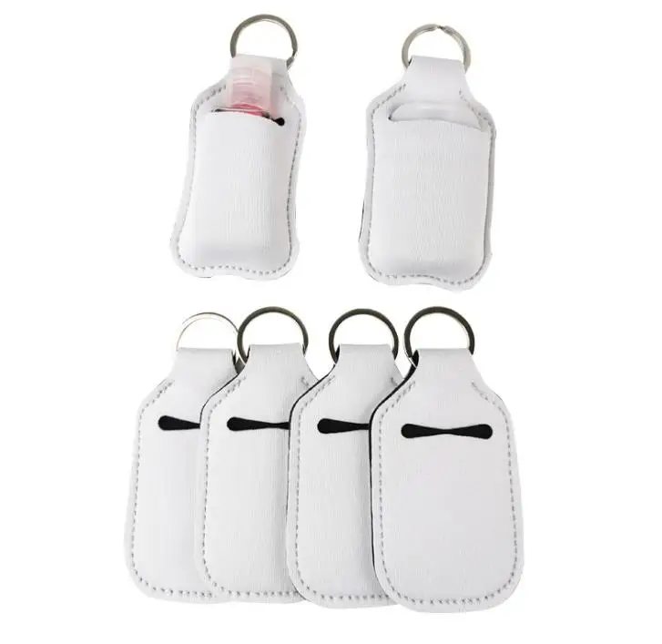 200pcs/lot Rectangle Softball And Baseball Printed Neoprene Chapstick Keychain Holder Party Holiday Gifts wholesale  SN3324