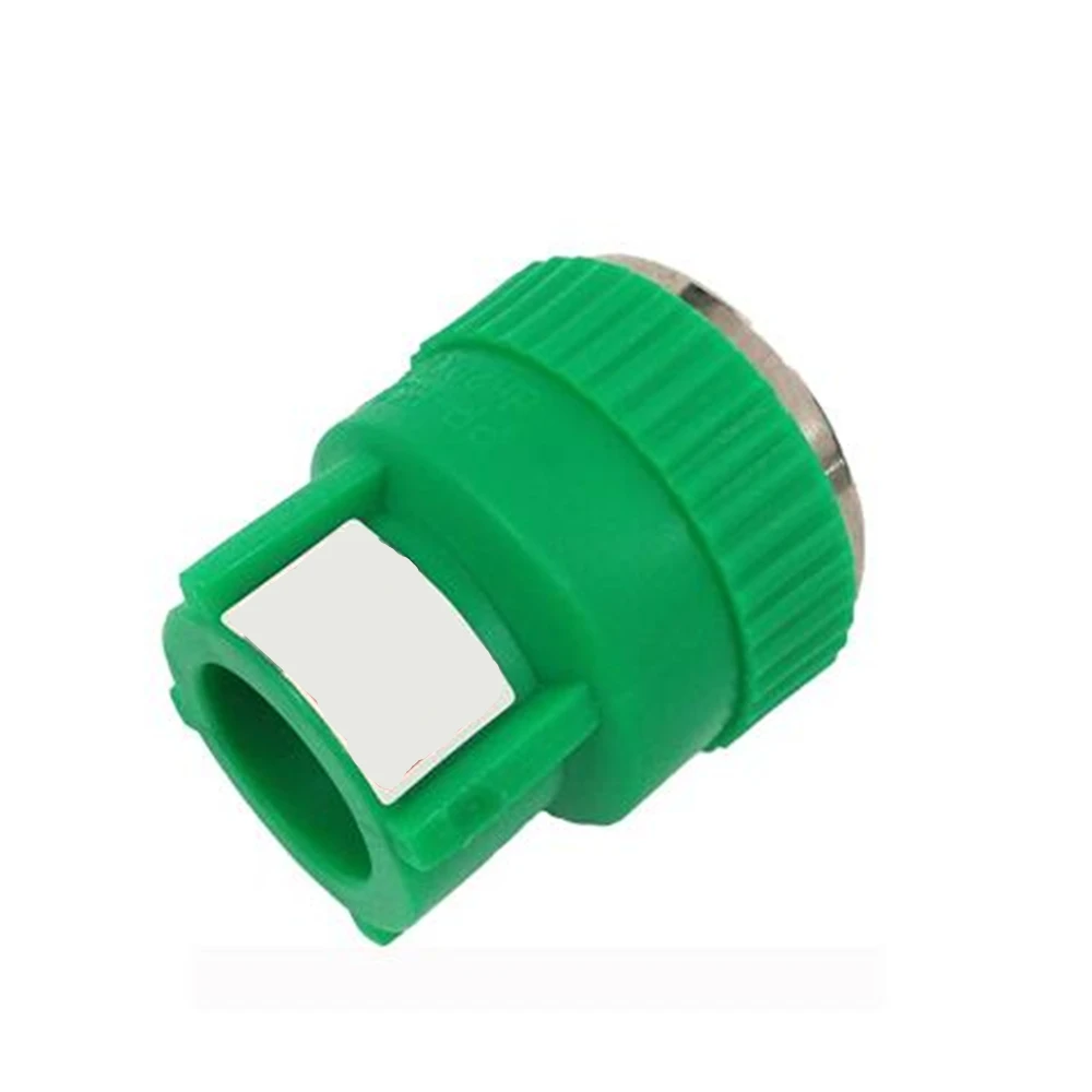 

PPR Green Inner Wire Direct 20 25 32 Inner Tooth Direct Large Plane Copper Parts High-end Home Decoration Pipe Fittings