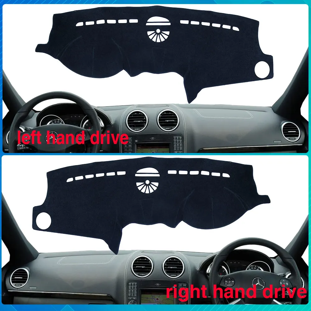 Dashboard Cover Protective Pad Avoid Light Carpet for Mercedes Benz M Class W164 2006~2011 ML350 ML250 AMG Car Accessories