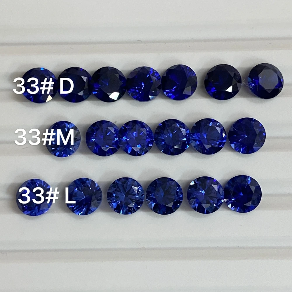 

Meisidian 5A Quality 1Carat Laboratory Corundum Gemstone Fany Color Royal Blue Sapphire Ruby Pirce Per Carat