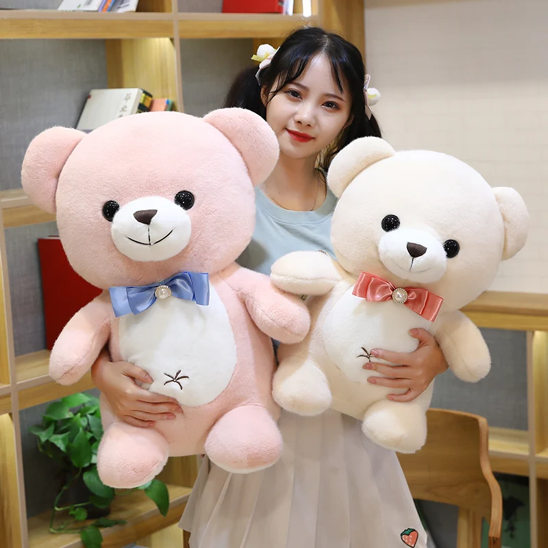 High Quality Toy Cute Cartoon Teddy Bear Plush Toys 25-60cm Stuffed Plush Animals Bow Tie Bear Doll Birthday Gift For Children