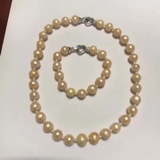 high quality classical freshwater pearl jewelry set