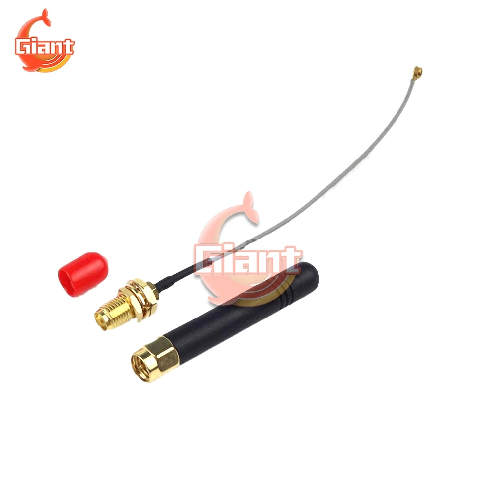Straight Jack IPEX Antenna Connector RF Pigtail Cable for Board IOT 32u4 II Wifi Lora 32 SIM800L GPRS SIM GSM Wireless Module