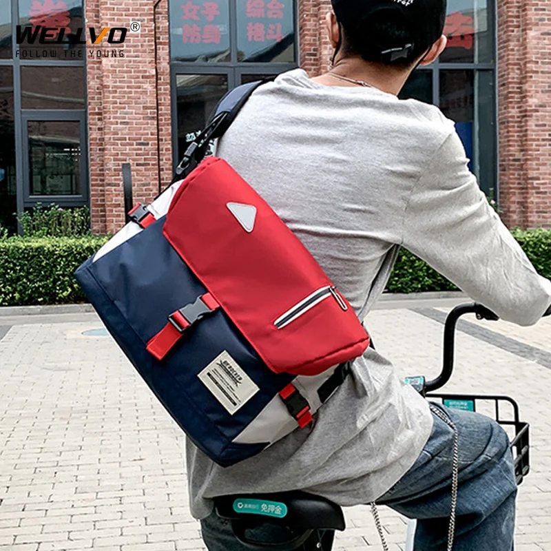 Men School Crossbody Bag Young Fashion Boys Teenage Messenger Bag Shoulder Handbag Casual Student Cycling Shoulder Bolsa XA793ZC