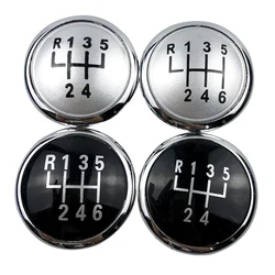 For VW Polo 9N 9N2 GTI 2002 2003 2004 2005 2006 2007 2008 2009 Gear Shift Knob Lever Shifter Stick Badge Emblem Cap Top Cover