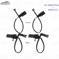 2Pairs Front + Rear Disc Brake Pad Wear Sensor 95B907253A 4G0615121 for PORSCHE Macan 95B Brake Pad Wear Warning Contact Sensor