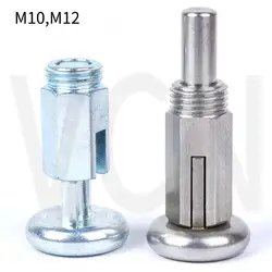 Index Plungers ,Spring Plungers, Fine Thread M10*1,Coarse Thread M12*1.75 Index Bolts Without Nut Pins Screw shipping fast