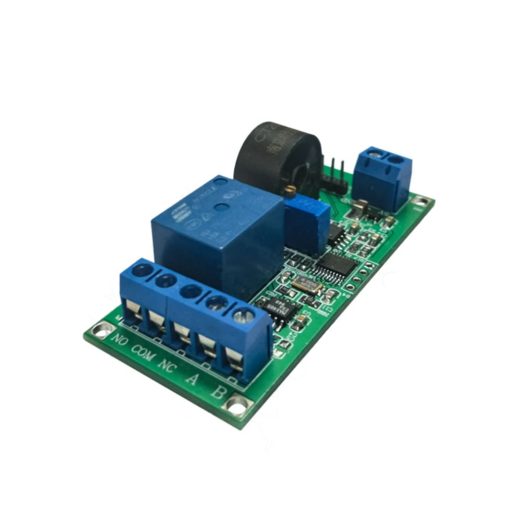 Taidacent AC Current Transmitter RS485 Acquisition Non Contact Current Detector AT Command MODBUS Overcurrent Protection