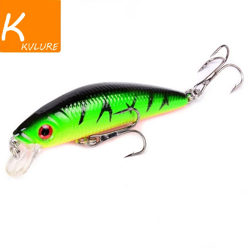 Fishing Lure 70mm 8g 3D Eyes Crankbait wobbler Artificial Plastic Hard Bait Fishing Tackle