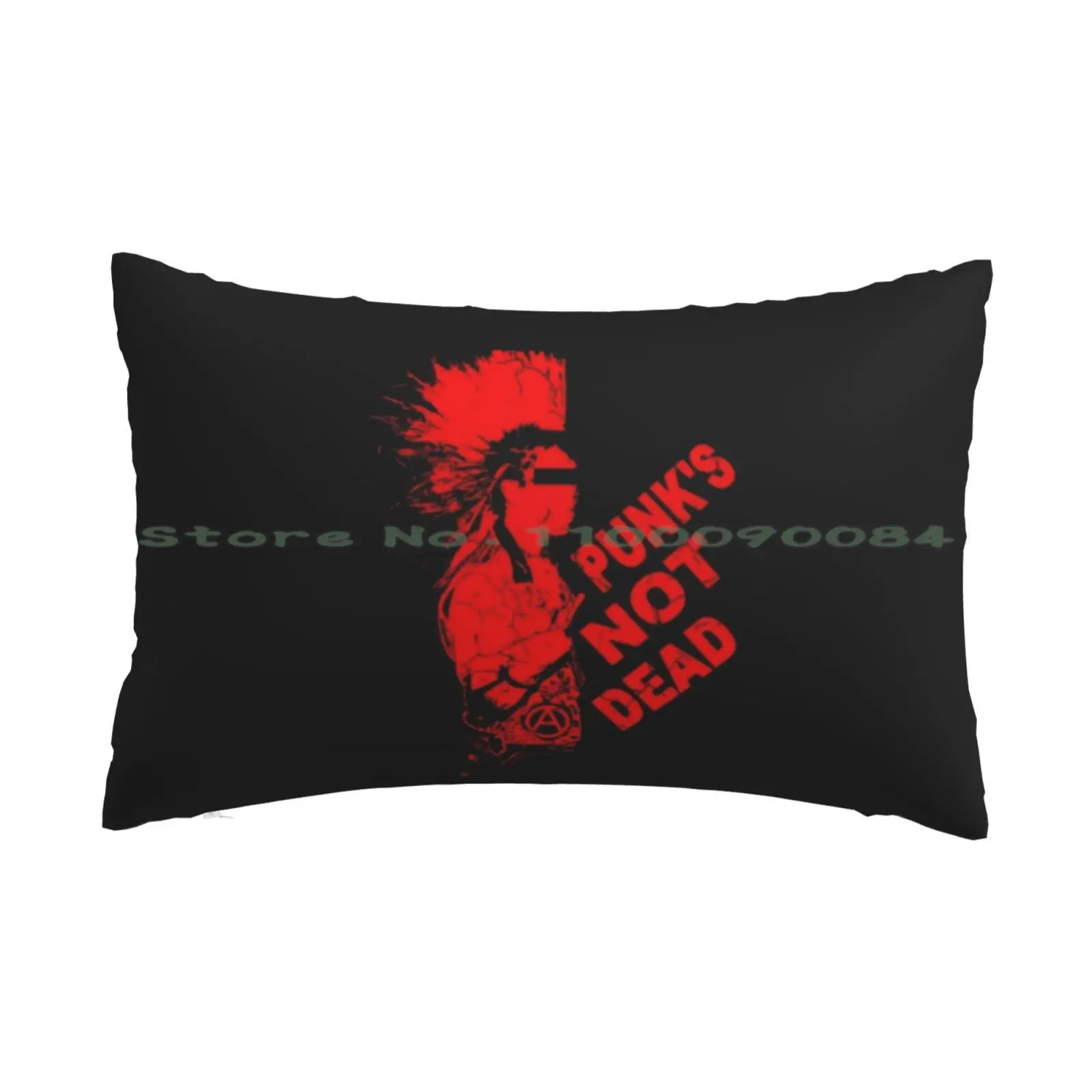 A Hundred Percent Of Punk Pillow Case 20x30 50*75 Sofa Bedroom Why Always Me Sad Happy Bad Day Depression Black Cool Emo Dark