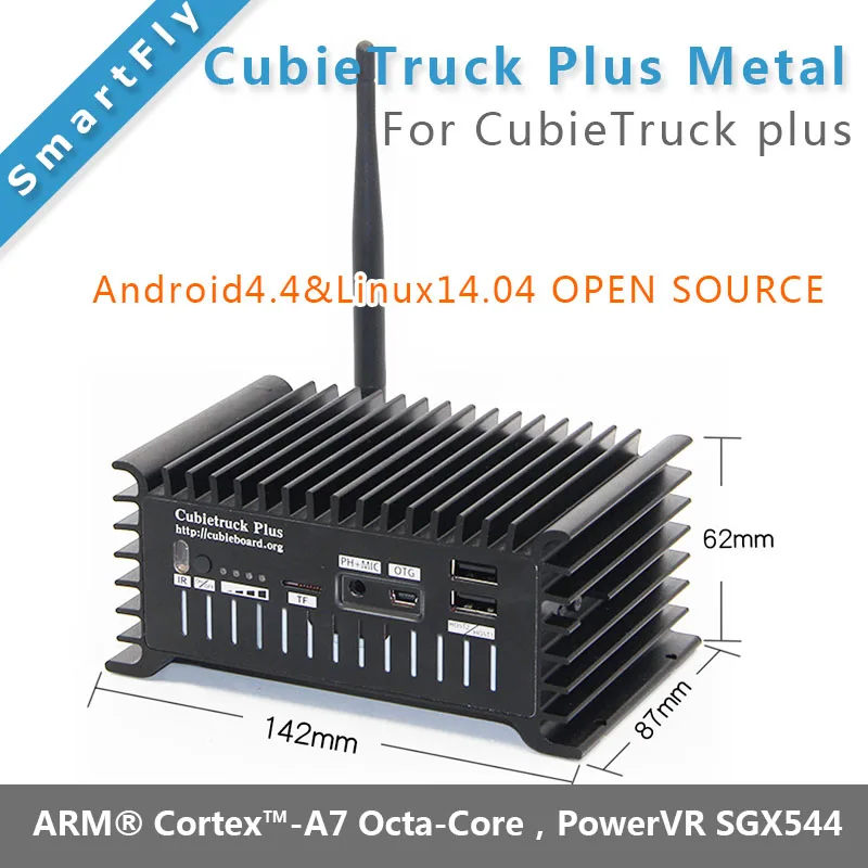 CubieTruck Plus Metal Case / Shell cubieboard5  cubieboard 5 H8 Development Board Android / Linux board with HDMI DP Display