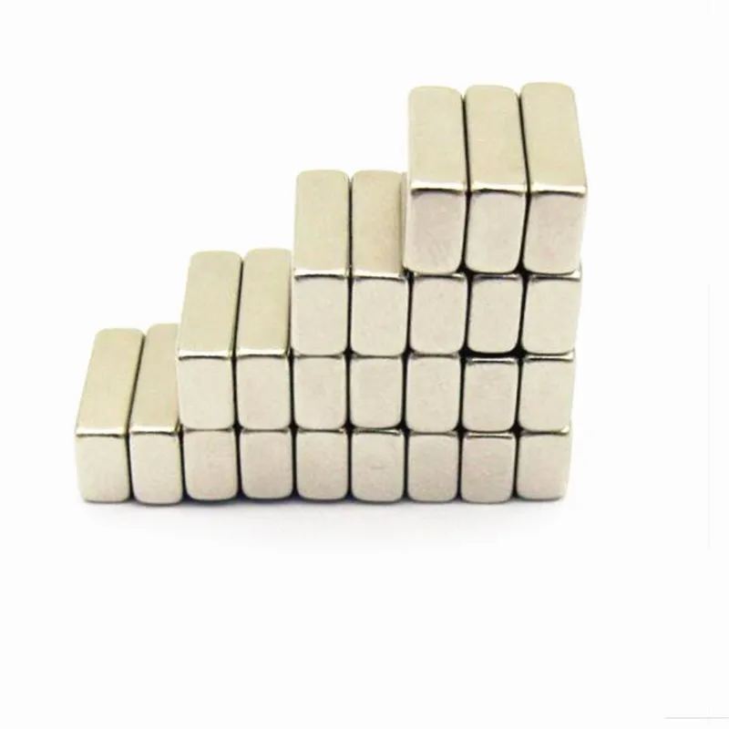 50-500pcs Strong Rare Earth Rectangular Magnets  Neodymium Magneti Neodimio Calamita Potente Refrigerator Magnet Small Mini
