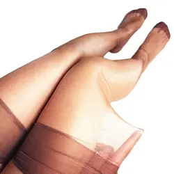 Shiny Silky Stockings Women Non-elastic Perspective Long Stockings For Garter Belt Pure Nylon Over Knee Socks Clubwear Lingerie